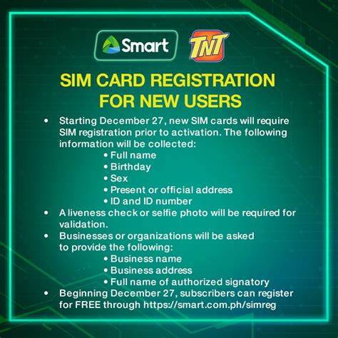 ph sim card registration smart|smart lte sim registration.